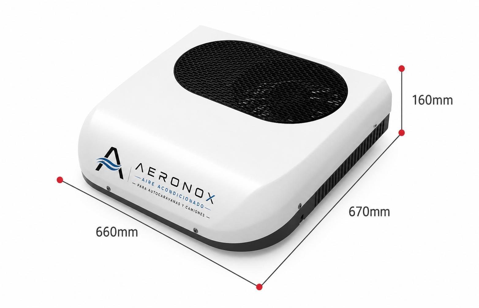 Equipo AERONOX con medidas